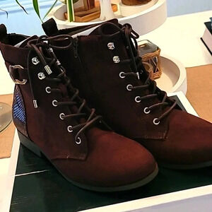 Karen Scott Claritaa Chocolate boots
